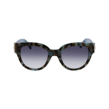Longchamp Women’s Sunglasses – Blue Acetate Frame, Blue Lenses