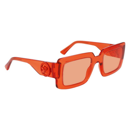 Longchamp Women’s Sunglasses – Orange Injected Frame, Category 1 Lenses