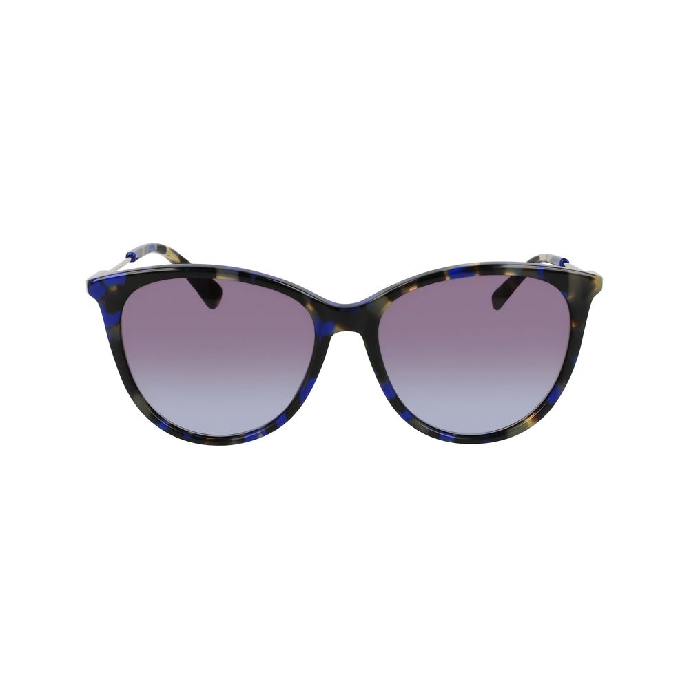 Longchamp Women’s Sunglasses – Blue Acetate Frame, Category 2 Lenses