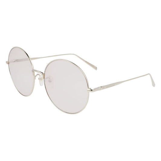 Longchamp Unisex Sunglasses – Golden Metal Frame with UV Protection