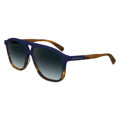 Longchamp Women’s Sunglasses – Blue Acetate Frame, Blue Lenses