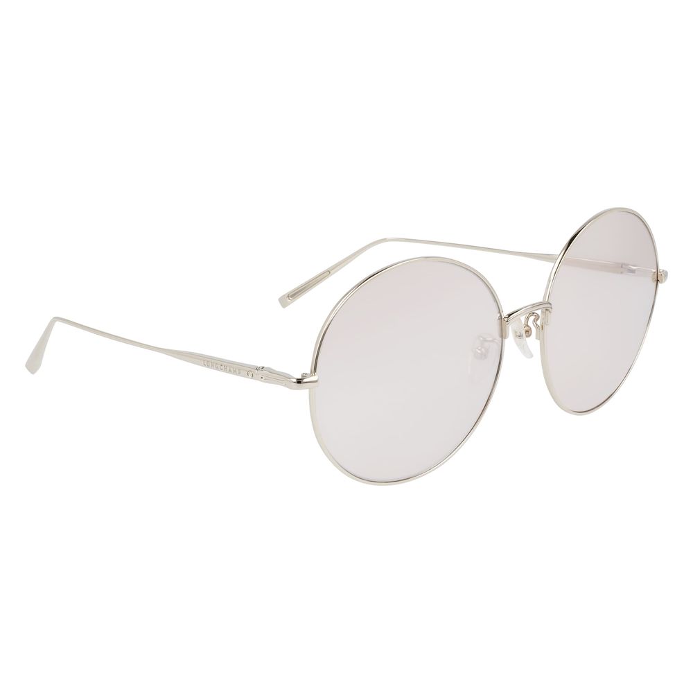 Longchamp Unisex Sunglasses – Golden Metal Frame with UV Protection