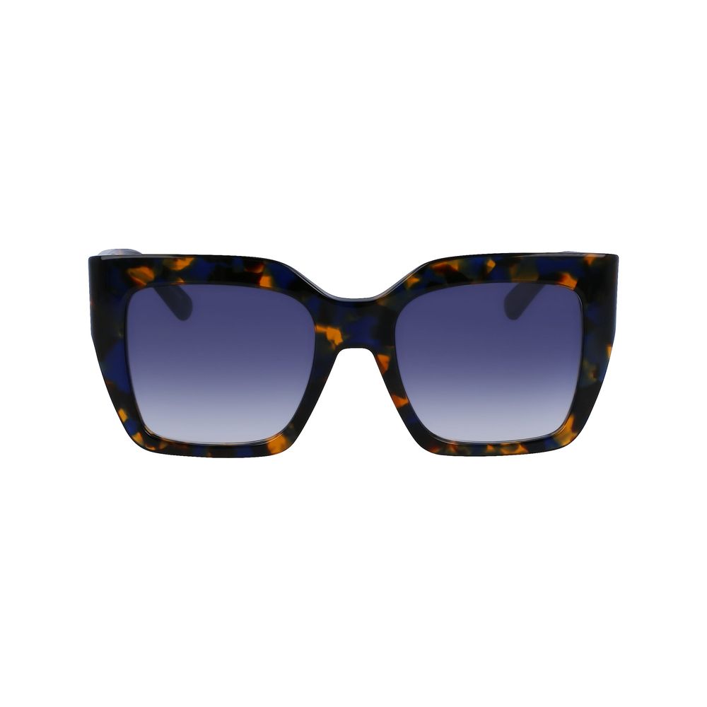 Longchamp Women’s Sunglasses – Blue Acetate Frame, UV Protection