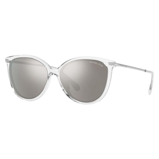 Michael Kors Women’s Sunglasses – Transparent Frame, Grey Lenses