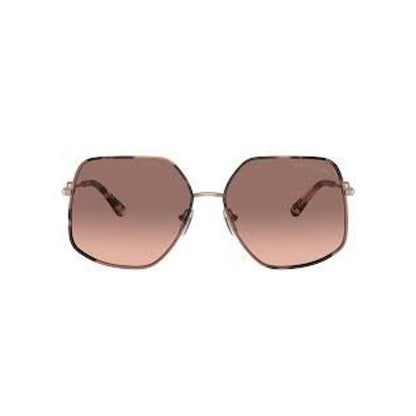 Michael Kors Women’s Sunglasses – Gold Metal Frame, Pink Lenses