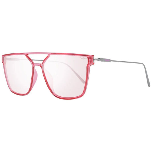Pepe Jeans Women’s Sunglasses – Pink Metal Frame, 63mm Lenses