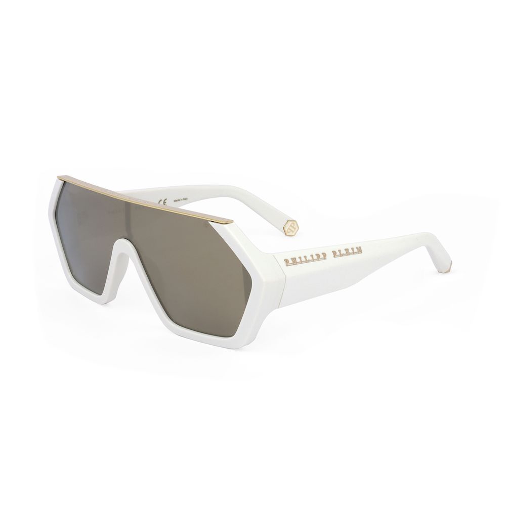 Philipp Plein Women’s Sunglasses – Black Acetate Frame, Brown Lenses