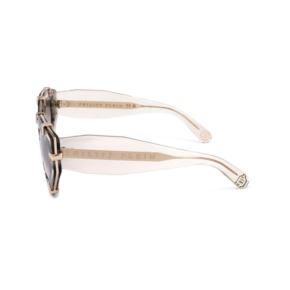 Philipp Plein Women’s Sunglasses – Beige Acetate Frame