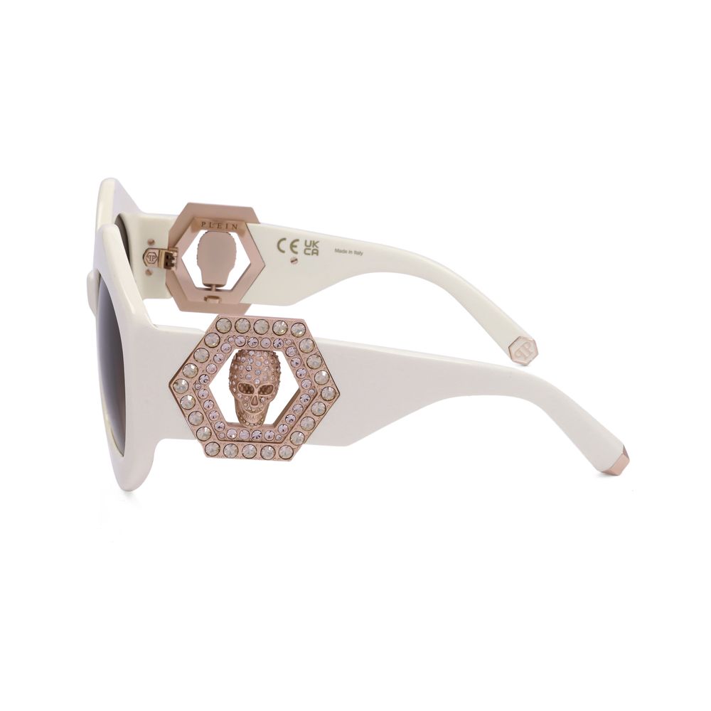 Philipp Plein White Acetate Sunglasses SPP102S-09ZQ