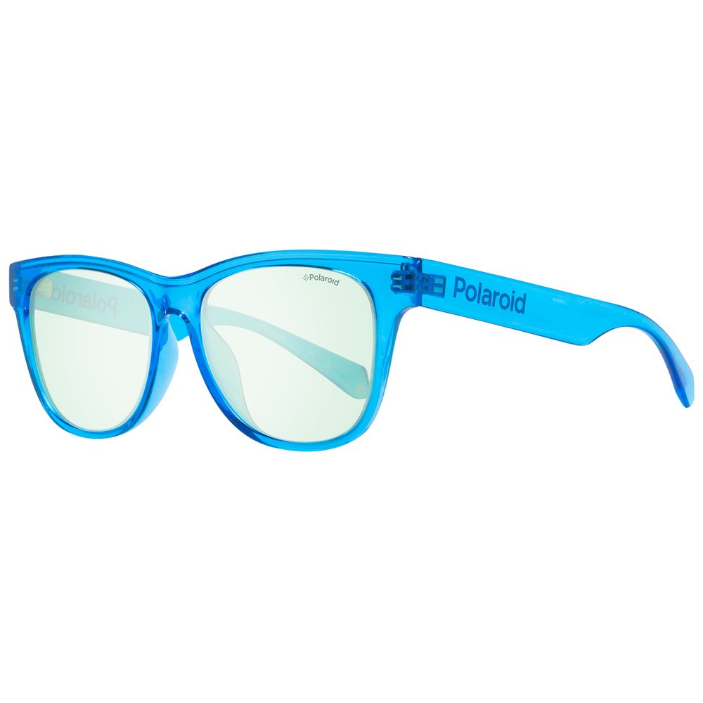 Polaroid Unisex Sunglasses – Blue Frame, Green Lenses