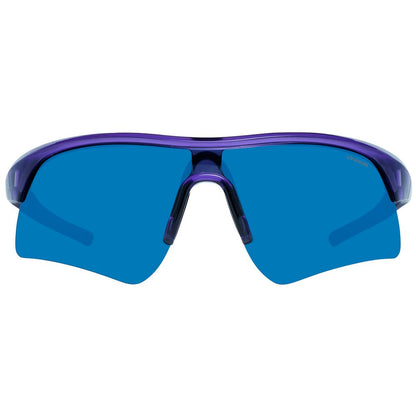 Polaroid Unisex Sunglasses – Purple Plastic Frame, Blue Polarized Lenses