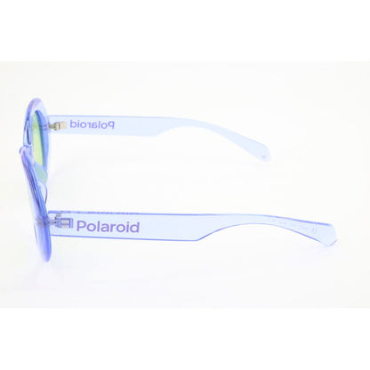Polaroid Women’s Sunglasses – Purple Resin Frame, Green Lenses