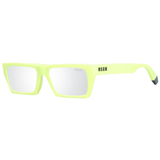 Polaroid Men’s Acetate Sunglasses – Yellow Frame, Grey Mirrored Lenses