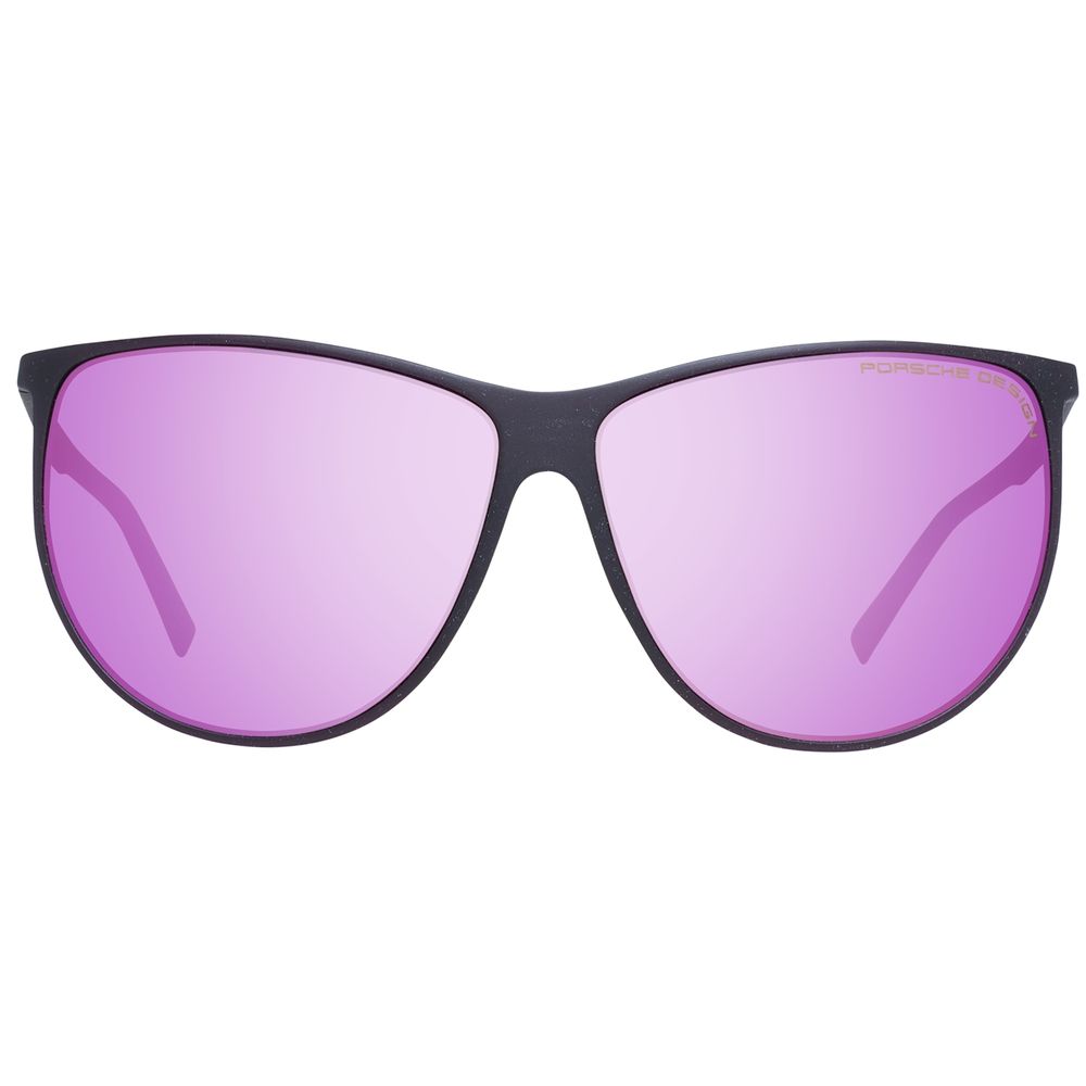 Porsche Design Women’s Sunglasses – Purple Full-Rim Frame, Mirrored Lenses