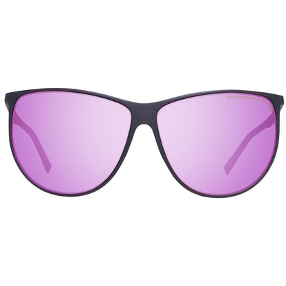 Porsche Design Women’s Sunglasses – Purple Full-Rim Frame, Mirrored Lenses