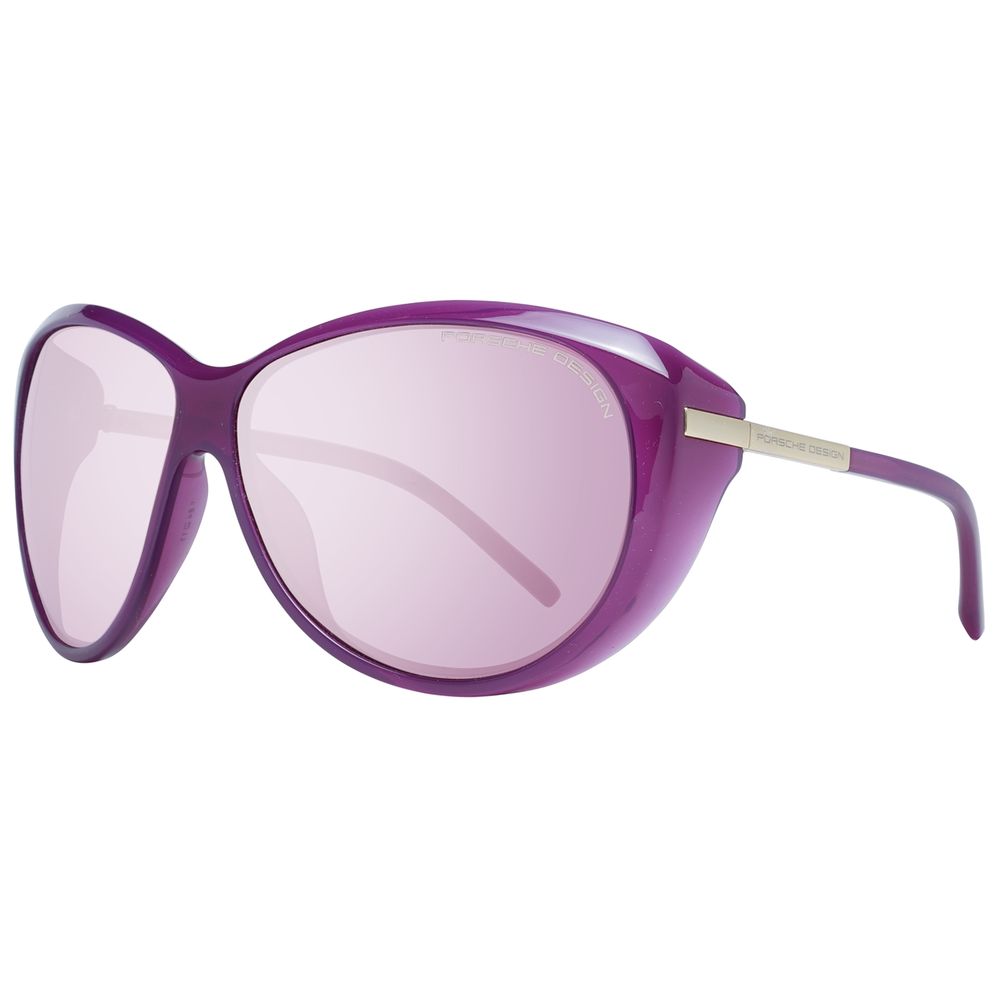 Porsche Design Women’s Sunglasses – Purple Full-Rim Frame, 64mm Lenses