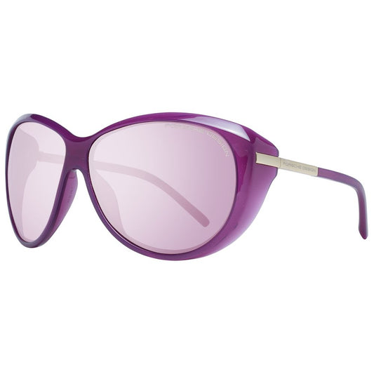 Porsche Design Women’s Sunglasses – Purple Full-Rim Frame, 64mm Lenses
