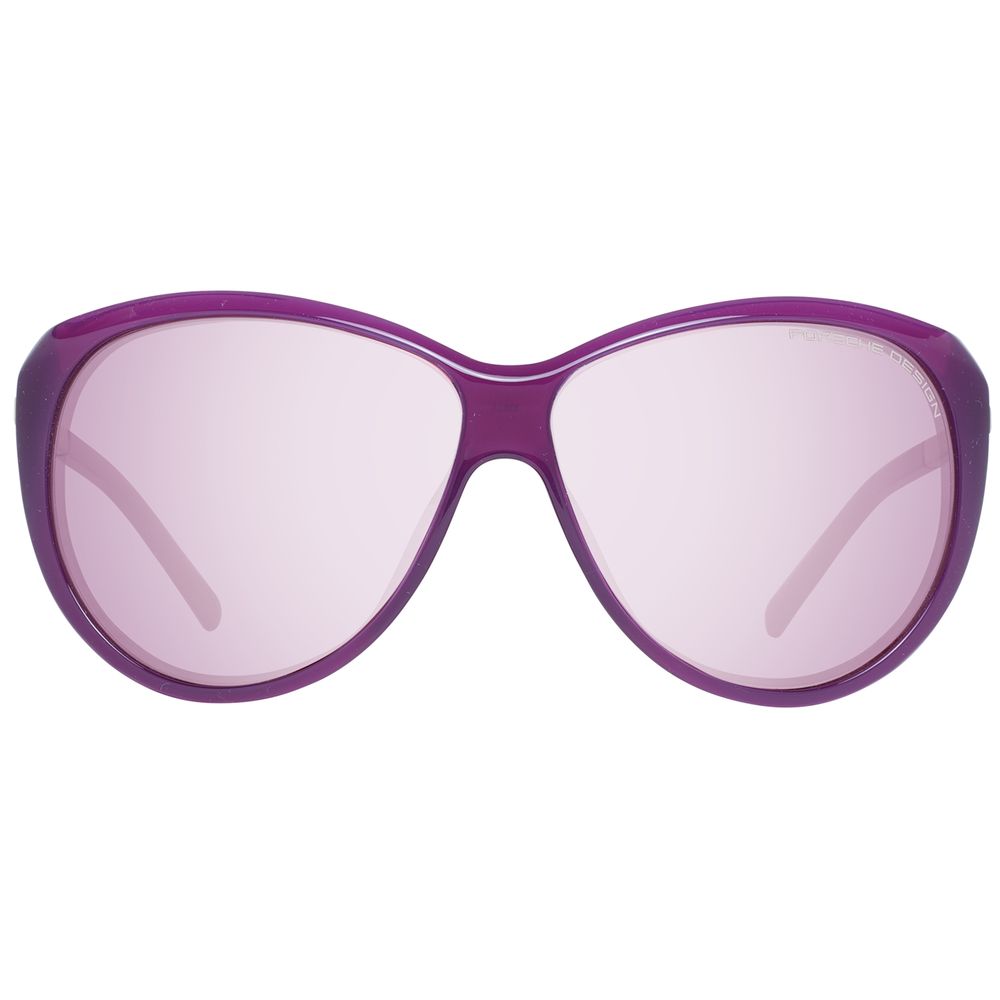 Porsche Design Women’s Sunglasses – Purple Full-Rim Frame, 64mm Lenses