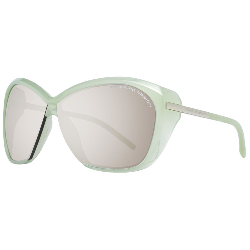 Porsche Design Women’s Sunglasses – Green Polyamide Frame with Gradient Lenses