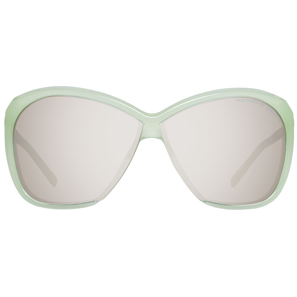 Porsche Design Women’s Sunglasses – Green Polyamide Frame with Gradient Lenses