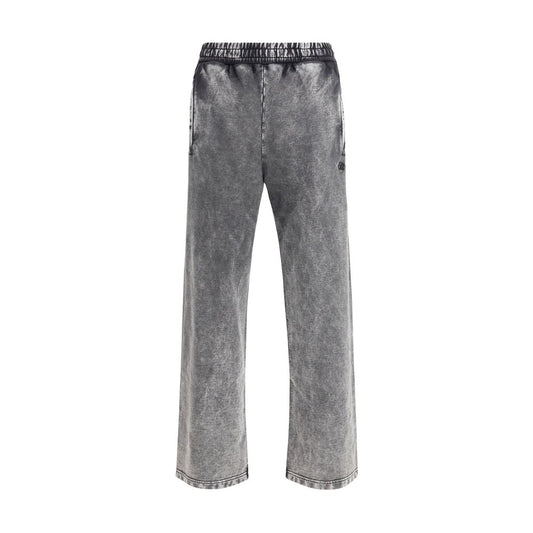 Diesel Gray Cotton Casual Pants