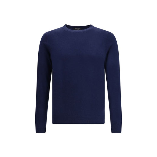 Aragona Cashmere Blue Merino Wool Cashmere Sweater