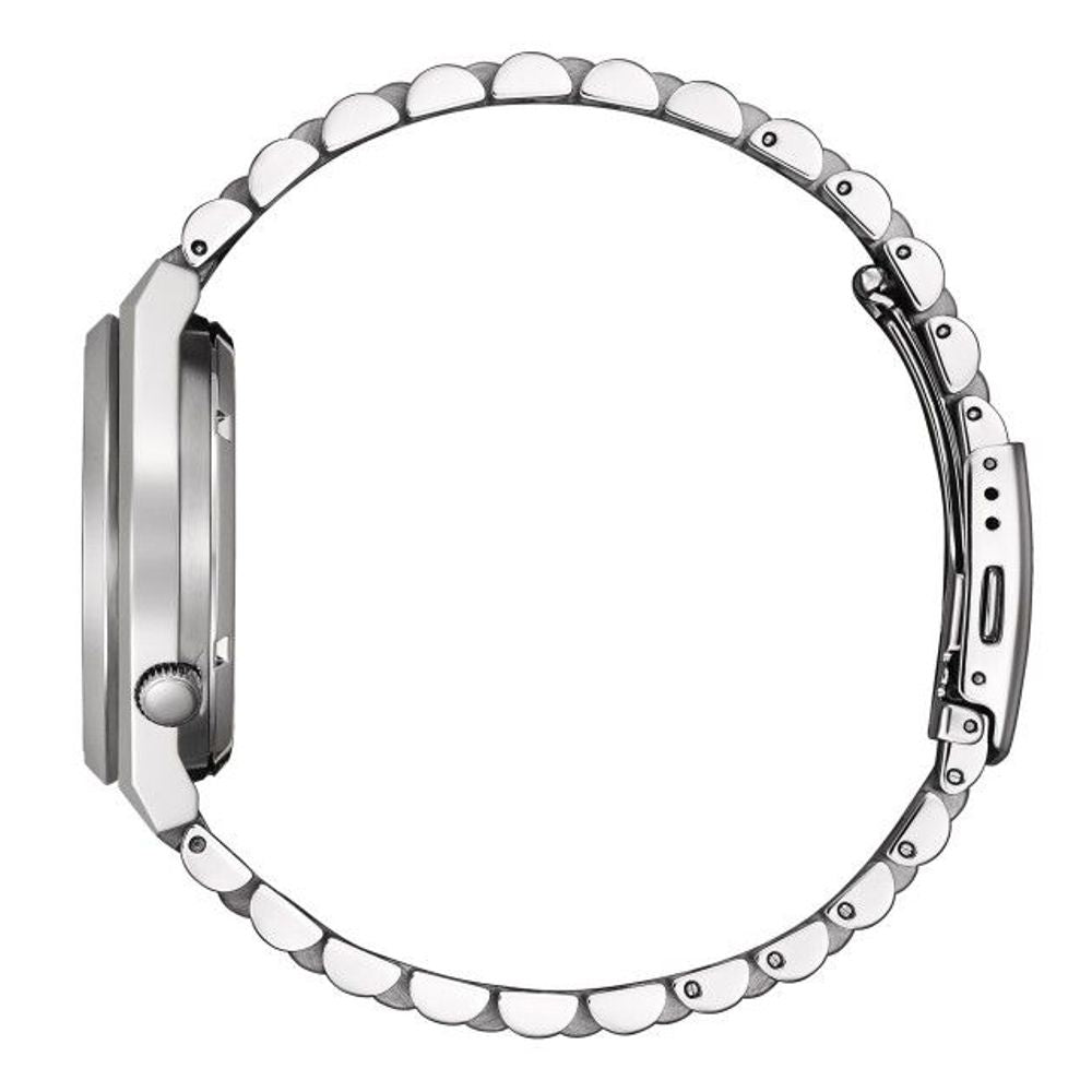 Citizen Gray Stainless Steel Dress Watch - Elegant Timepiece with Automatic Movement