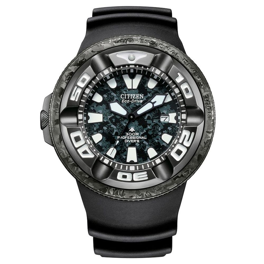 Citizen Black Rubber Sport Watch - Promaster Diver Eco Drive Godzilla Limited Edition