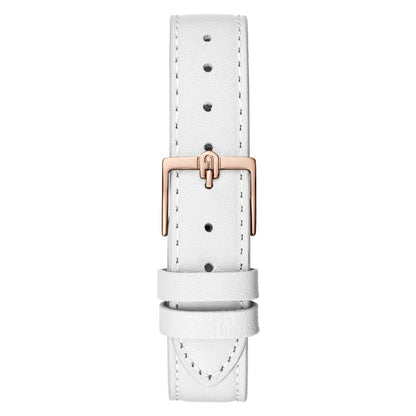 Furla White Leather Dress Watch