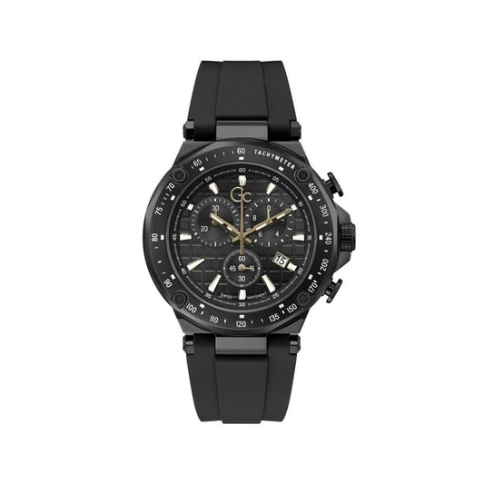 GC Black Synthetic Sport Watch - A Perfect Blend of Style and Functionality