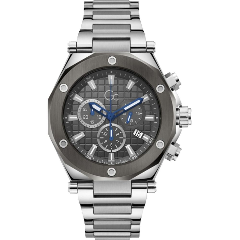 GC Gray Stainless Steel Bracelet Watch - Elegant Precision
