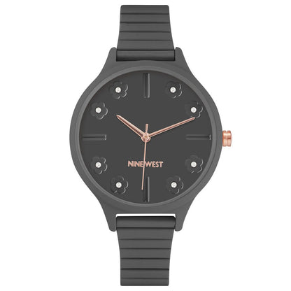 Nine West Gray Aluminum Watch - Stylish and Functional Timepiece