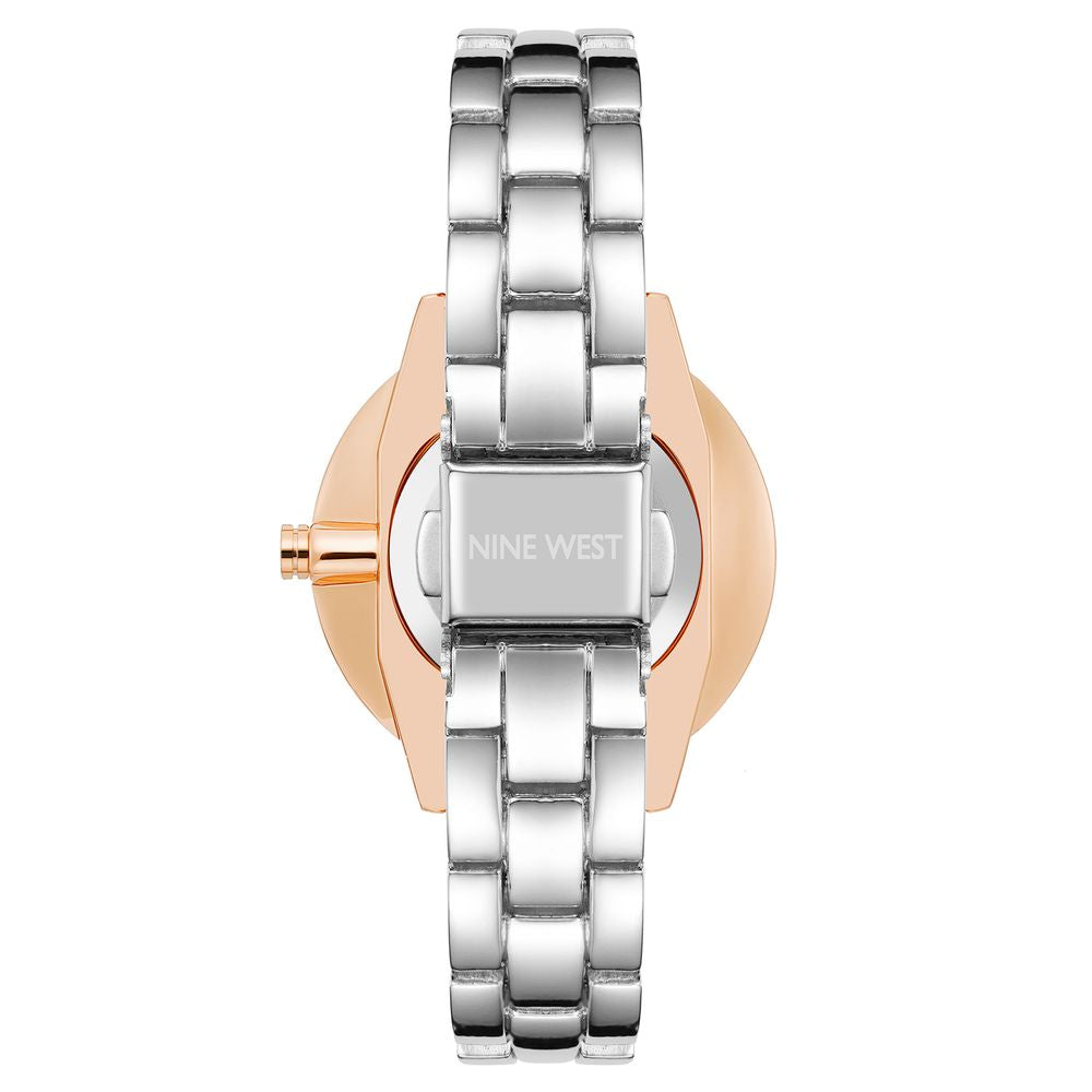 Nine West Gray Metal Dress Watch - Elegant & Stylish Timepiece