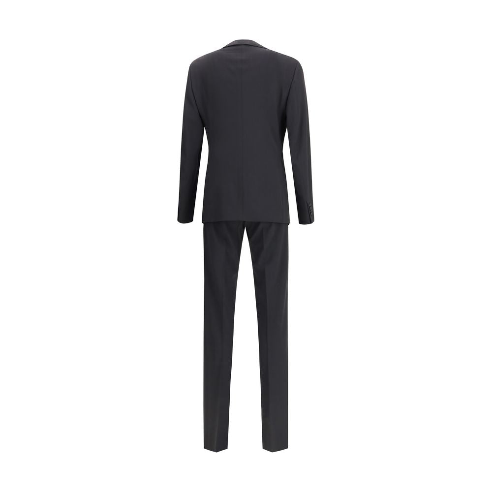 Giorgio Armani Black Fleece Wool Tuxedo