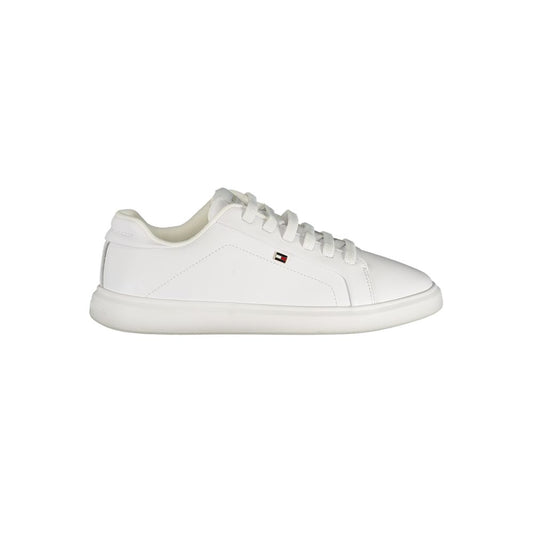 Tommy Hilfiger White Polyester Sneaker