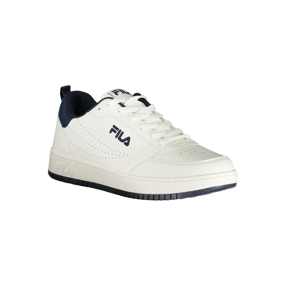 Fila White Polyester Sneaker - Stylish Sports Performance Shoe