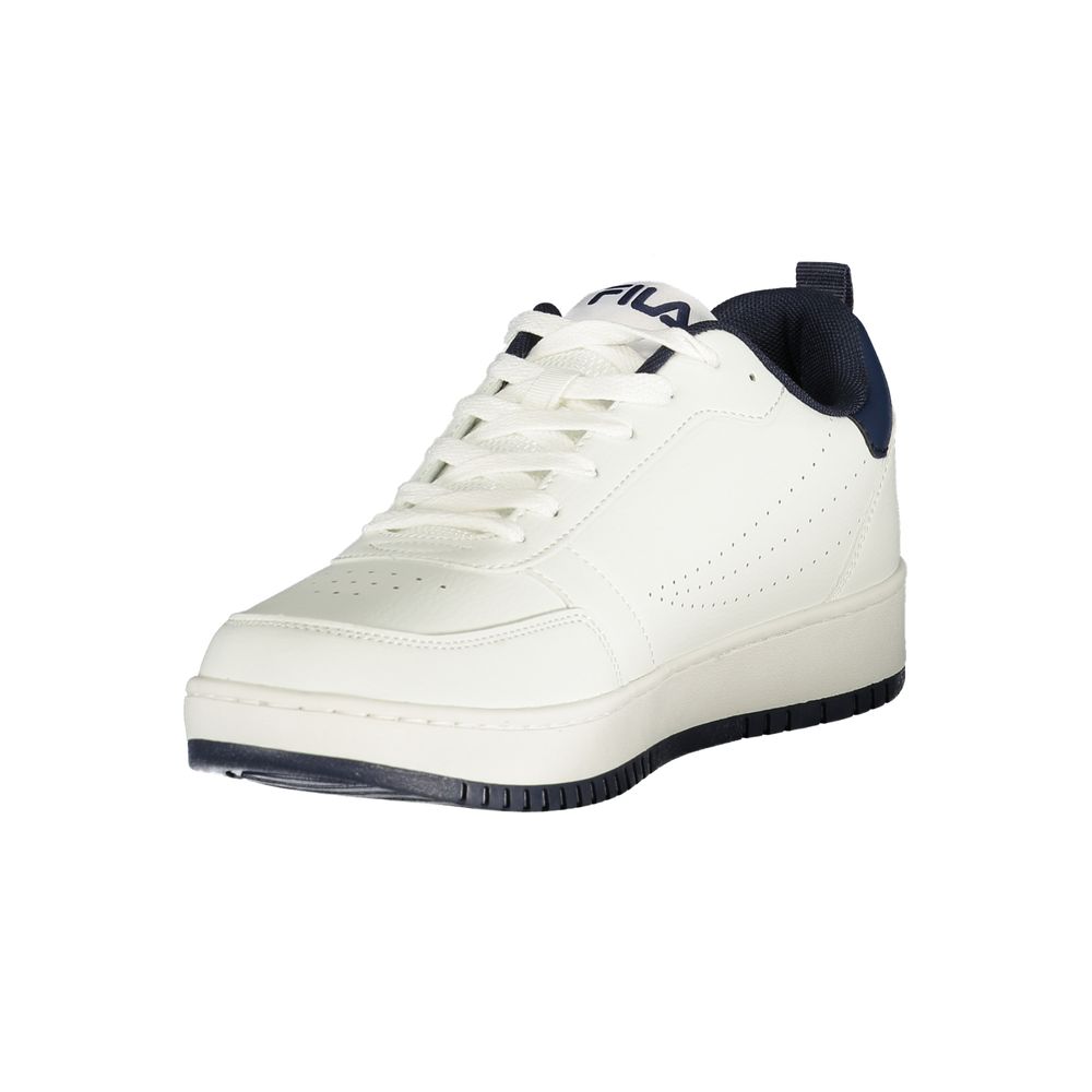 Fila White Polyester Sneaker - Stylish Sports Performance Shoe