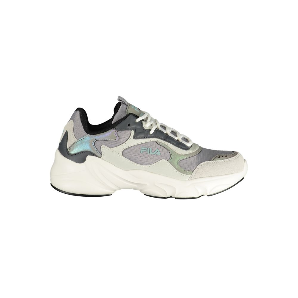 Fila Gray Polyester Sneaker - Stylish Comfort for Every Step