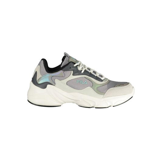 Fila Gray Polyester Sneaker - Stylish Comfort for Every Step