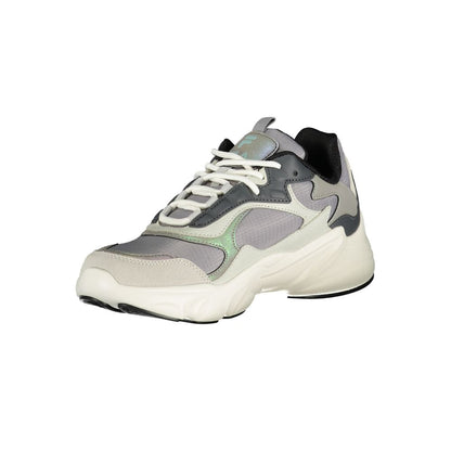 Fila Gray Polyester Sneaker - Stylish Comfort for Every Step