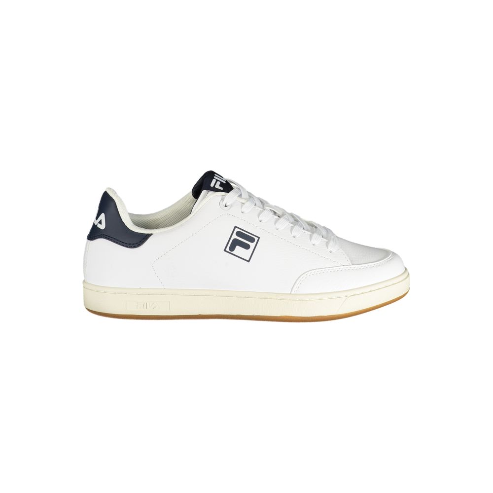 Fila White Polyester Sneaker - Stylish Performance Footwear