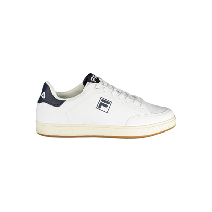 Fila White Polyester Sneaker - Stylish Performance Footwear