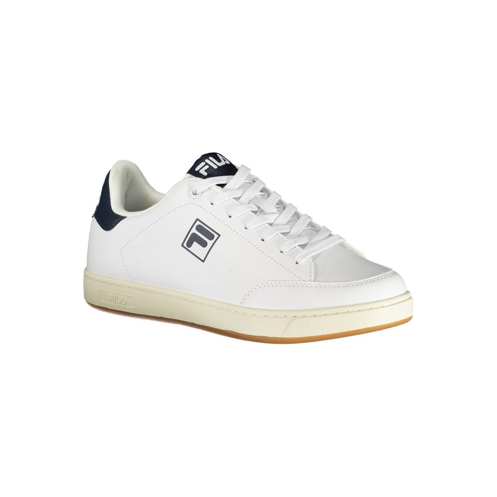 Fila White Polyester Sneaker - Stylish Performance Footwear