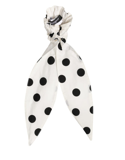 Dolce & Gabbana Polka Dot Scrunchie with Scarf Tie