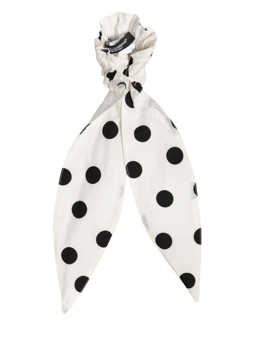 Dolce & Gabbana Polka Dot Scrunchie with Scarf Tie