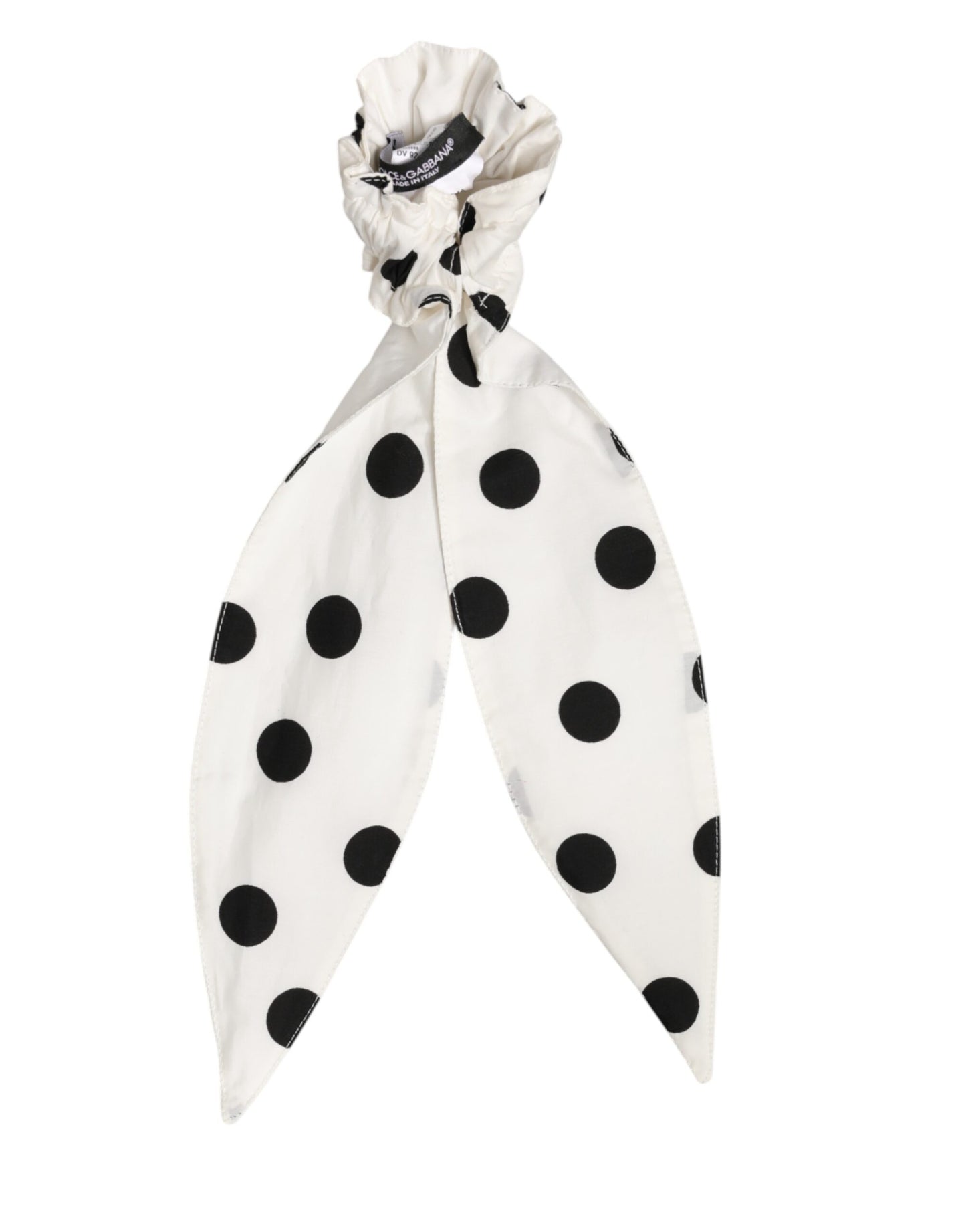 Dolce & Gabbana Polka Dot Scrunchie with Scarf Tie