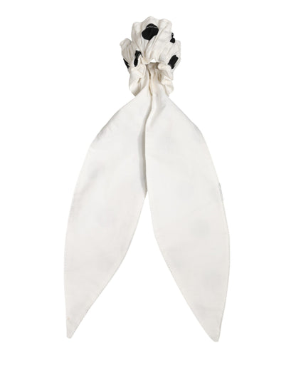 Dolce & Gabbana Polka Dot Scrunchie with Scarf Tie