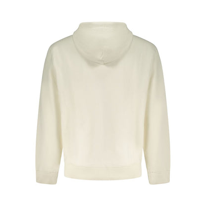 Calvin Klein White Cotton Sweatshirt - Minimalist Style Meets Comfort