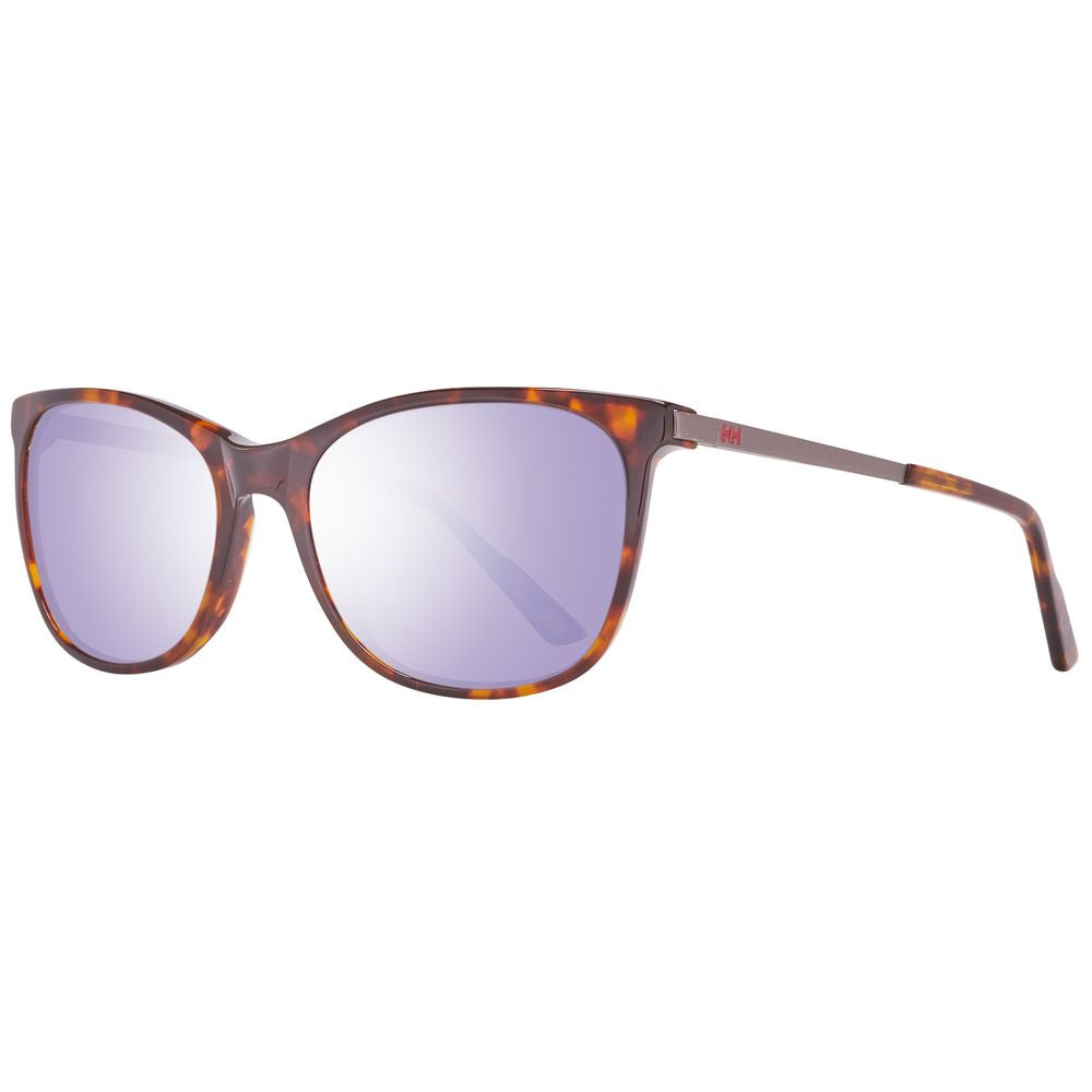 Helly Hansen Women’s Sunglasses – Brown Metal Frame, Clear Lenses