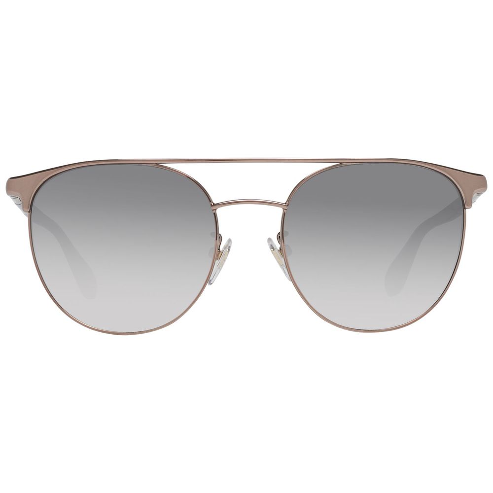 Carolina Herrera NY Women’s Sunglasses – Bronze Frame, Grey Mirrored Lenses